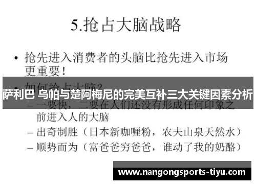 萨利巴 乌帕与楚阿梅尼的完美互补三大关键因素分析